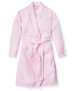 Women’s Pink Gingham Robe