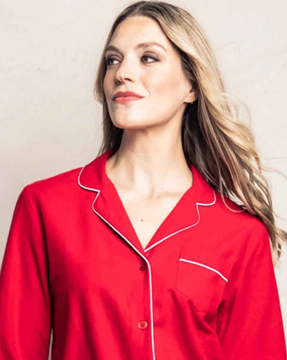 Women’s Red Flannel Classic Pajama Set