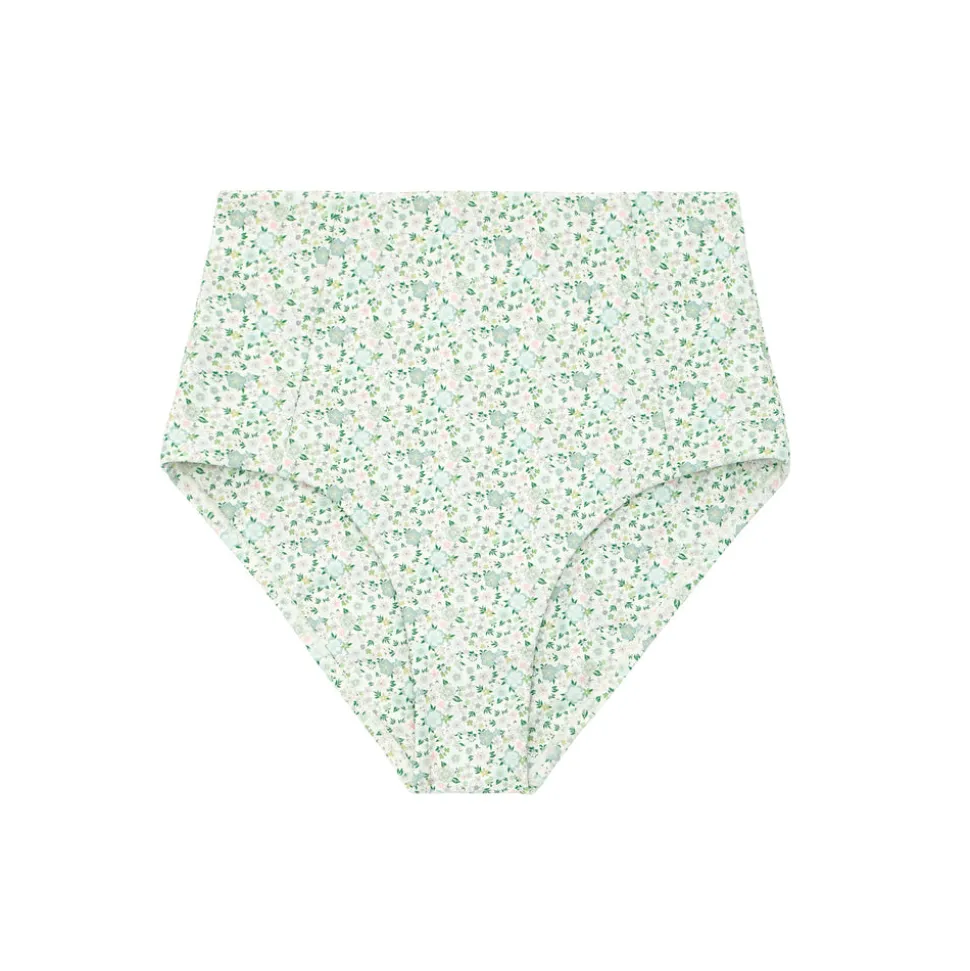 Women's Sea Marsh Floral High Waisted Bikini Bottom