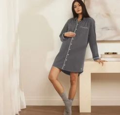 Women's Soft Knit Sleepshirt in Night