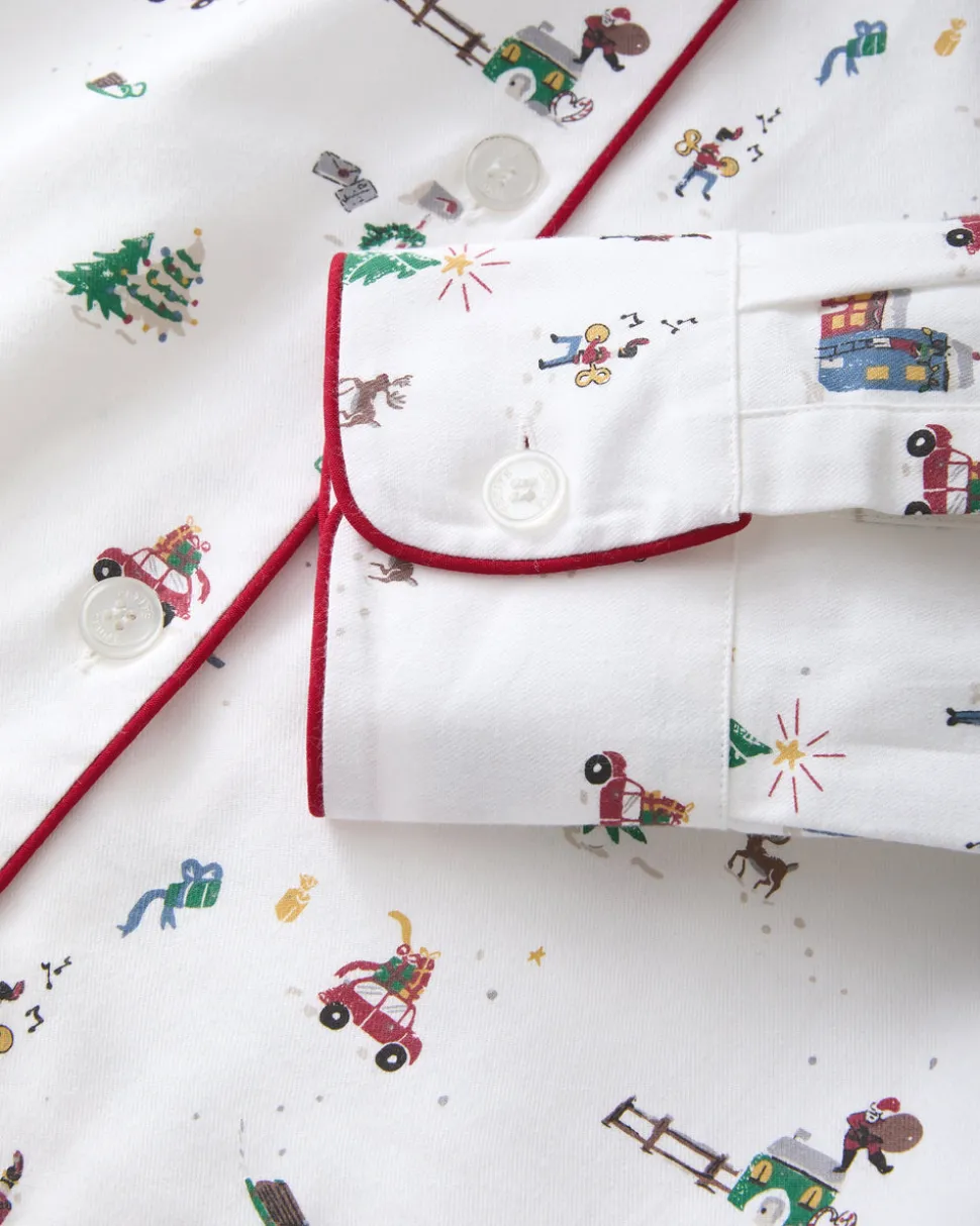 Women’s Twill Nightshirt in Holiday Town