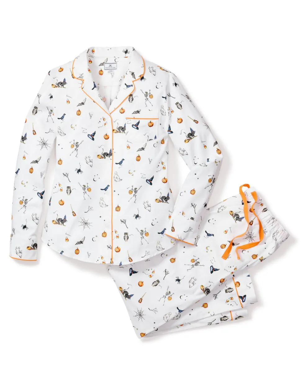 Women’s Twill Pajama Set in Trick or Treat