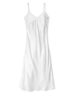 Women’s White Silk Cosette Night Dress