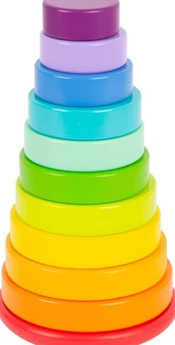 Wooden Large Rainbow Stacking Tower