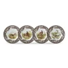 Woodland Canape Plates, Set of 4 Birds
