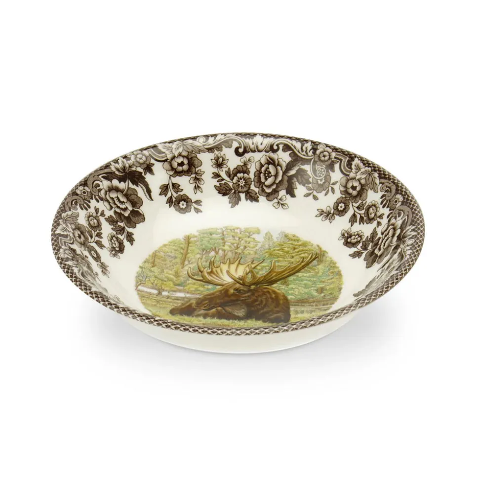 Woodland Cereal Bowl with Magestic Moose