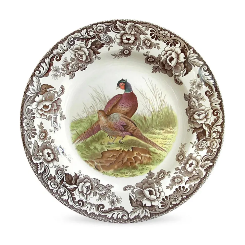 Woodland Dinner Plate with Pheasant