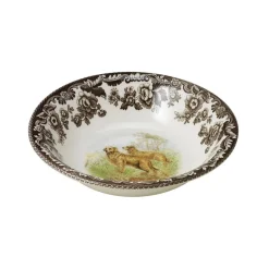 Woodland Dogs Ascot Cereal Bowl with Golden Retriever