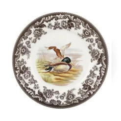 Woodland Luncheon Plate with Mallard