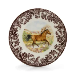 Woodland Salad Plate with American Quarter