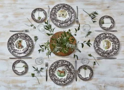 Woodland Salad Plate with American Quarter
