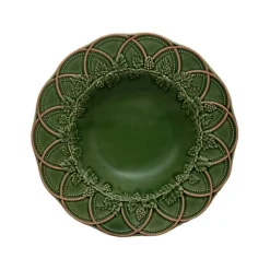 Woods Pasta Plate in Green/Brown
