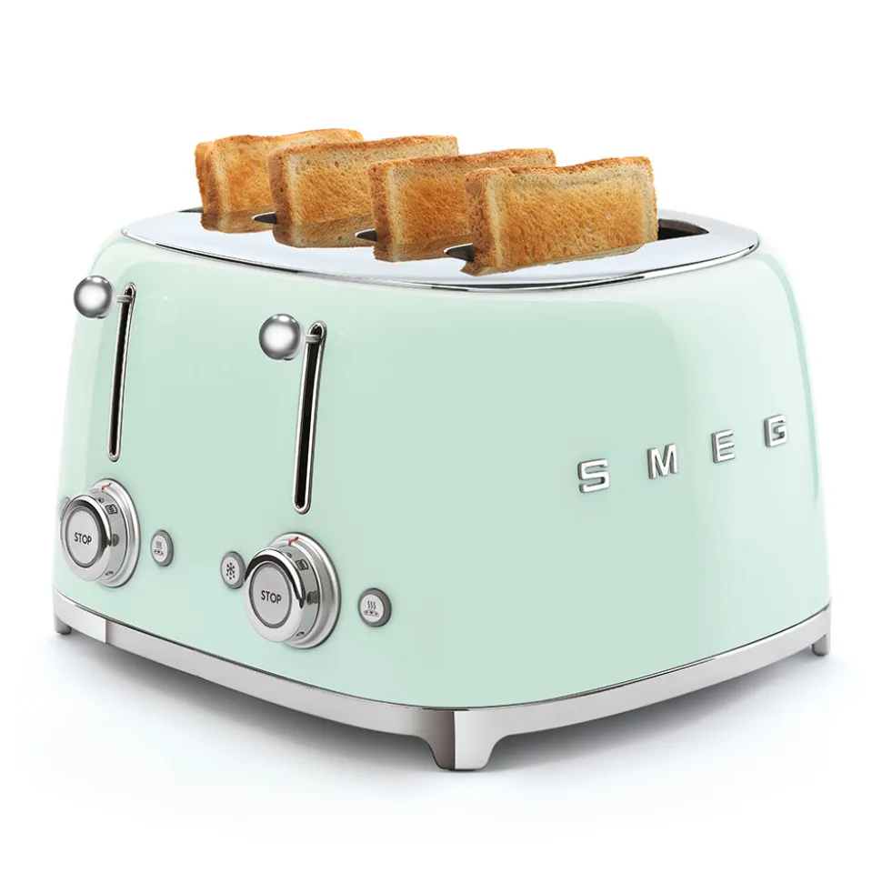 4x4 Slot Toaster TSF03 in Pastel Green
