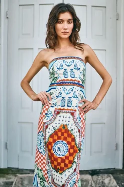 Yvette Dress in Sundance Tile