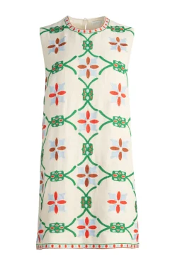 Yvette Dress in Trellis