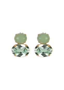 Yvette Earrings in Chalcedony