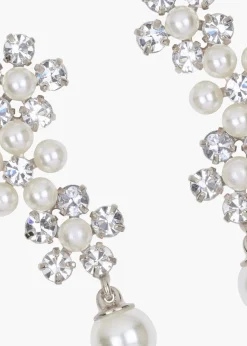 Zaya Earrings in Crystal