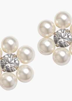 Zaya Studs in Crystal
