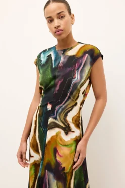 Zuri Dress in Delta